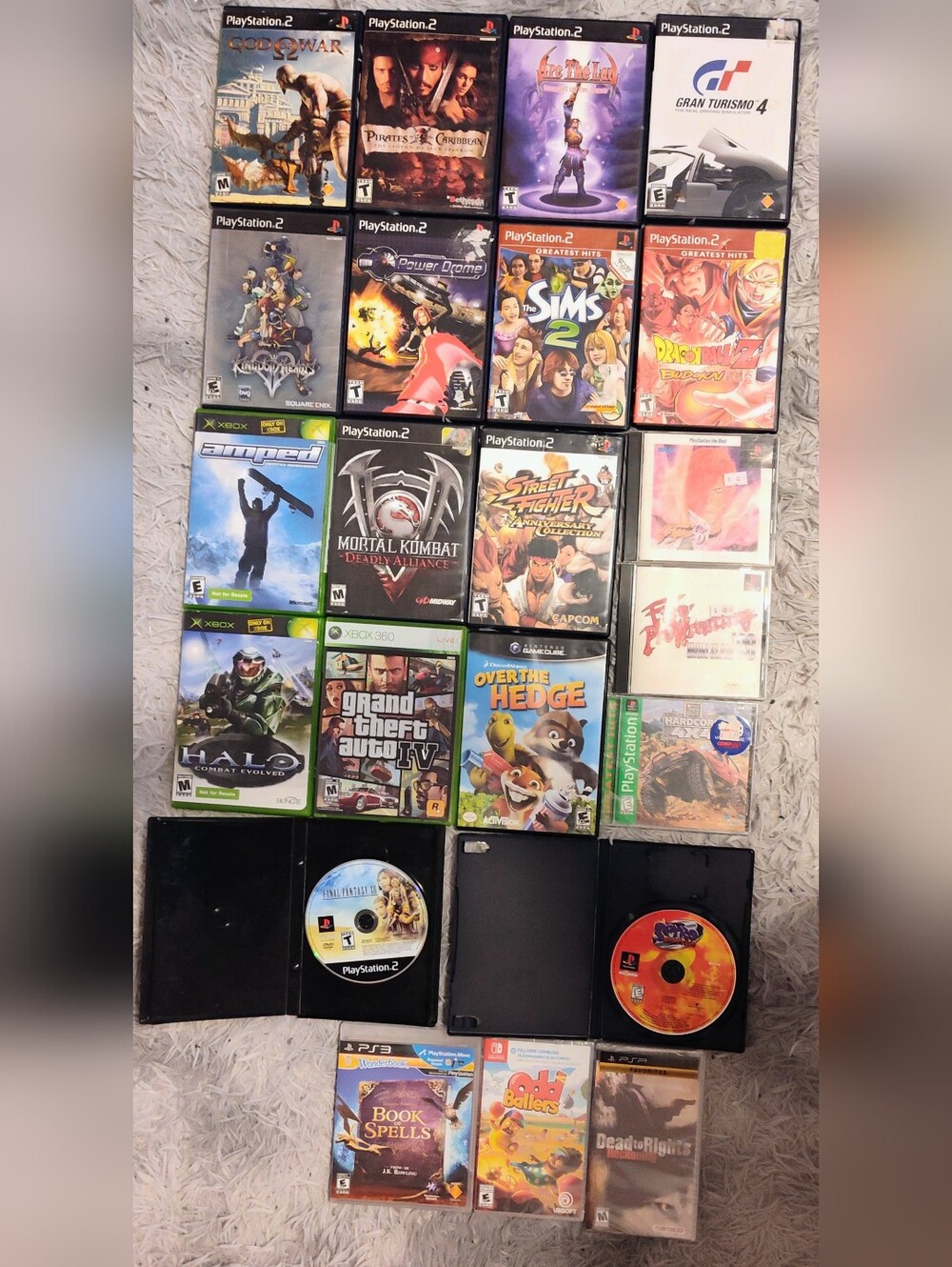 Ultimate gaming collection - PlayStation, Xbox, Switch- sealed, used, game cases